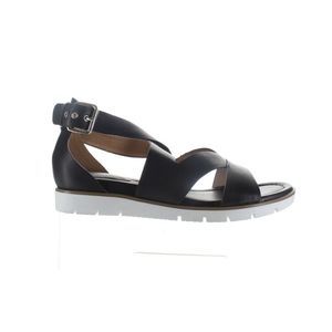 Sofft Womens Black Ankle Strap Sandals Size 9.5 Medium (B, M)